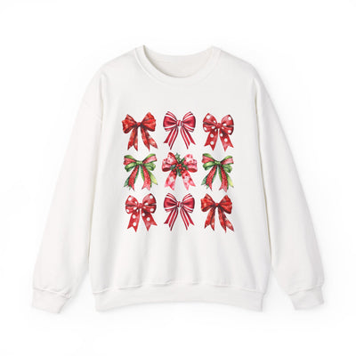 Christmas Red Bow Sweatshirt