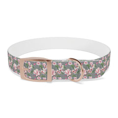 Dog Collar- Pink Flowers