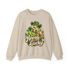 Hoppy Go Lucky Frog St. Patrick’s  Day Sweatshirt