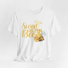 Sweet As Can Bee - Unisex Jersey Tee - Cute Bee Graphic T-Shirt