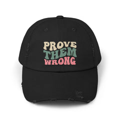 Motivational Distressed Cap, Inspiring Hat for Everyone, Perfect for Gifts, Casual Wear, Relaxed Vibes, Everyday Use