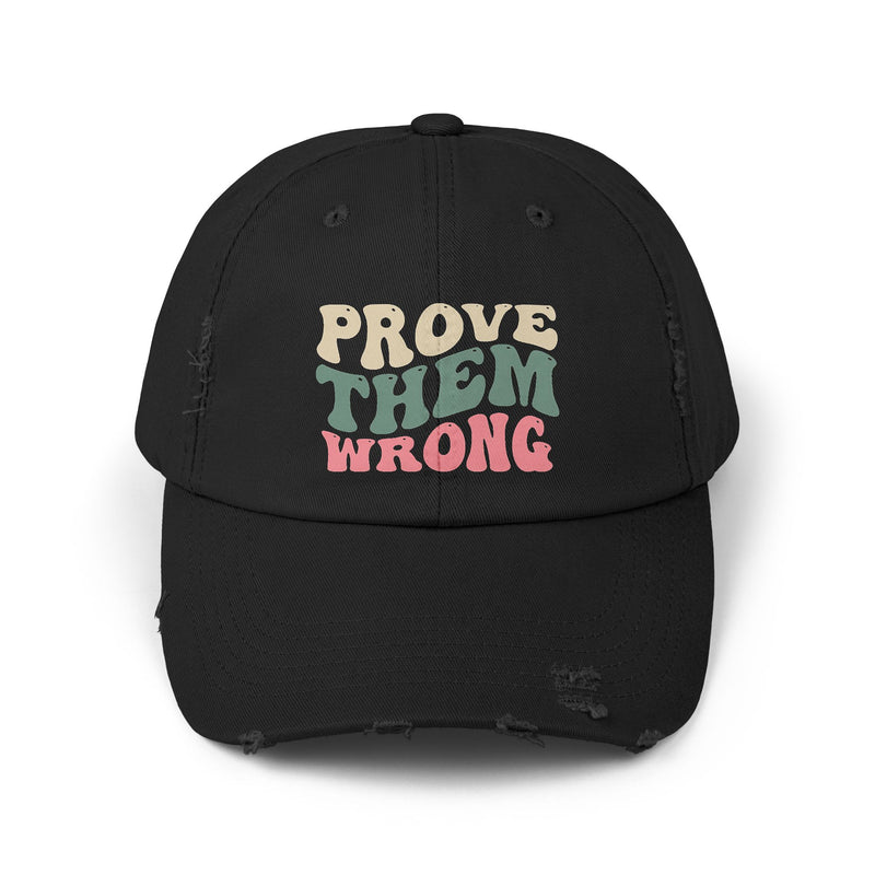 Motivational Distressed Cap, Inspiring Hat for Everyone, Perfect for Gifts, Casual Wear, Relaxed Vibes, Everyday Use
