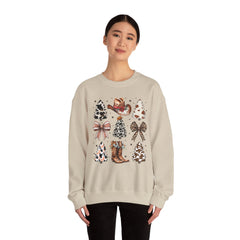 Rustic Coquette Christmas Sweatshirt