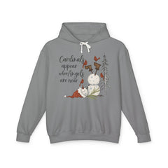 Inspirational Hoodie: Cardinals Appear When Angels Are Near - Comfort Colors