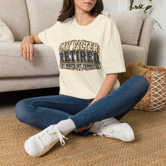 My Filter Retired T-Shirt — Funny Retirement Shirt (“My Filter Retired, My Mouth Got Promoted”)