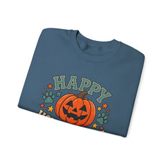 Halloween Crewneck Sweatshirt — "Happy Howl-oween" Pumpkin Graphic - Southern Heritage