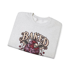 Baked With Bad Intentions Sweatshirt - Halloween Vibes