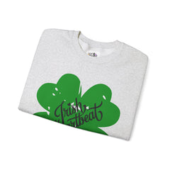 St. Patrick's Day Unisex Crewneck- Irish Heartbeat