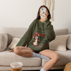 Sarcastic Crewneck Sweatshirt - Don’t Give A Rats Ass