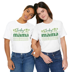 Lucky Mama Short Sleeve Tee - St. Patrick's Day Unisex T-Shirt