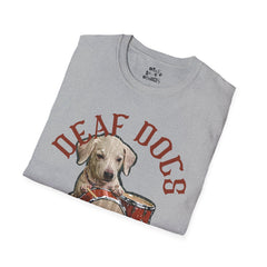 FB Rockstar Dog Unisex T-Shirt - Deaf Dogs Definitely Rock Design