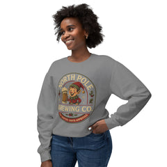 North Pole Brewing Co. Unisex Lightweight Comfort Colors Crewneck Sweatshirt - Cozy Holiday Sweatshirt, Christmas Gift, Winter Apparel, Casual Wear, [...]