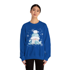 Winter Chill Sweatshirt - Cozy Unisex Crewneck with Snowy Design, Perfect for Holidays, Gifts, Snow Lovers, Warmth, Casual Style