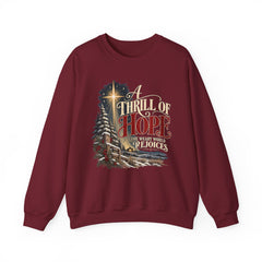 A Thrill of Hope Christmas Sweatshirt
