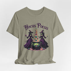 Hocus Pocus Halloween T-Shirt, Witch Tee, Unisex Halloween Shirt, Spooky Season Apparel, Costume Party Top
