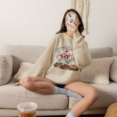 Lit & Frostbit Design | Festive Christmas Martinis, Winter Parties, Snowman Apparel, Christmas Party Sweatshirt