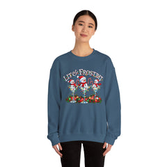 Lit & Frostbit Design | Festive Christmas Martinis, Winter Parties, Snowman Apparel, Christmas Party Sweatshirt