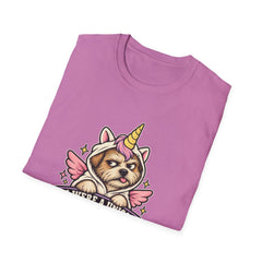 "If I Were a Unicorn I Would Stab You With My Horn" Funny Graphic Tee