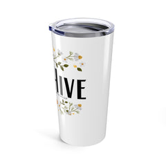 Bee & Floral 20oz Tumbler - Cute Travel Mug, Summer Gift, Eco-Friendly Beverage Container, Floral Drinkware, Perfect for Nature Lovers
