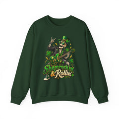 St. Patrick's Day Shamrockin' & Rollin' Sweatshirt