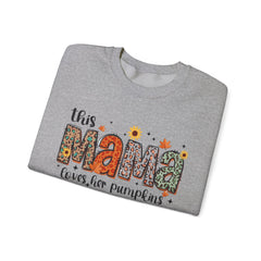 "This Mama Loves Her Pumpkins" Unisex Heavy Blend™ Crewneck Sweatshirt