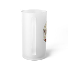 Frosted Beer Mug — North Pole Brewing Co. Christmas Elf Logo Glass