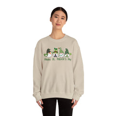 Gnomes Crewneck Sweatshirt - Unisex Happy St. Patrick's Day Apparel