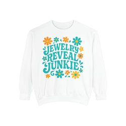 Jewelry Reveal Junkie Sweatshirt - by Comfort Colors- Retro, 70s
