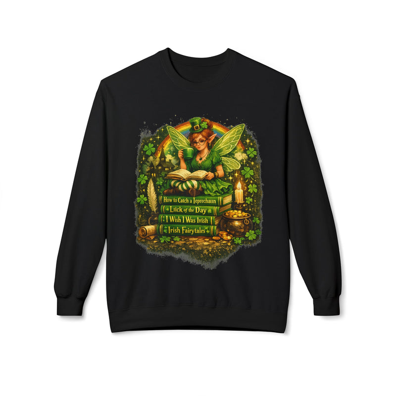 St. Patrick's Day Fairy Crewneck Sweatshirt