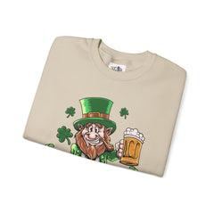 St. Patrick's Day Unisex Crewneck- Cheers Leprechaun