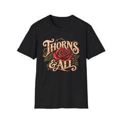 Thorns & All Rose Graphic T-Shirt - Love - Valentine