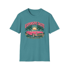 Expensive Taste Social Club T-Shirt — Retro Palm & Classic Car Tee
