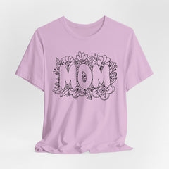 Pen & Ink Floral Mom T-Shirt - Perfect Gift for Mother's Day or New Mom