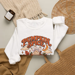 Pumpkin Spice & Paranormal Nights Crewneck Sweatshirt - Halloween