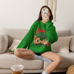 "Surviving Christmas One Cookie at a Time" Cozy Holiday Christmas Crewneck
