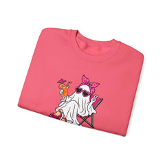 Boo-gie Bitch Ghost Crewneck Sweatshirt — Cute Retro Halloween Graphic