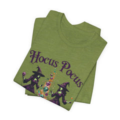 Hocus Pocus Halloween T-Shirt, Witch Tee, Unisex Halloween Shirt, Spooky Season Apparel, Costume Party Top