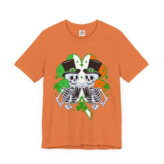 St. Patrick's Day Dead Man Cheers Tee - Unisex Short Sleeve Shirt