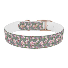 Dog Collar- Pink Flowers