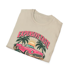 Expensive Taste Social Club T-Shirt — Retro Palm & Classic Car Tee