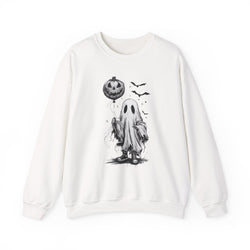 Spooky Ghost Sweatshirt - Cozy Halloween Apparel for Men & Women, Unisex Crewneck, Fall Fashion, Gifting Idea