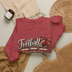 Football Mom Crewneck Sweatshirt — Leopard & Bow Team Spirit