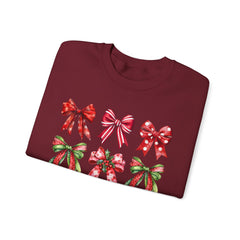 Christmas Red Bow Sweatshirt