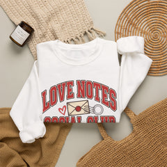 Love Notes Social Club Sweatshirt — Retro Valentine Crewneck