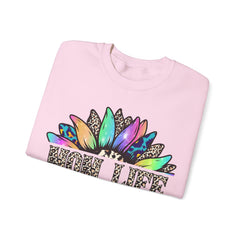 “Mom Life” Vintage Cool Life Flower Crewneck Sweatshirt