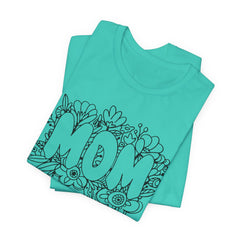 Pen & Ink Floral Mom T-Shirt - Perfect Gift for Mother's Day or New Mom