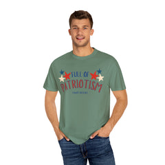 Full of Patriotism and Beer T-shirt - Military Branches, Right to Bear Arms, American Flag