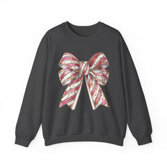 Pink & Gold  Bow  Sweatshirt - Valentine