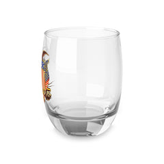 Whiskey Glass-  Civil War Design