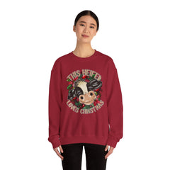 Christmas Cow Sweatshirt